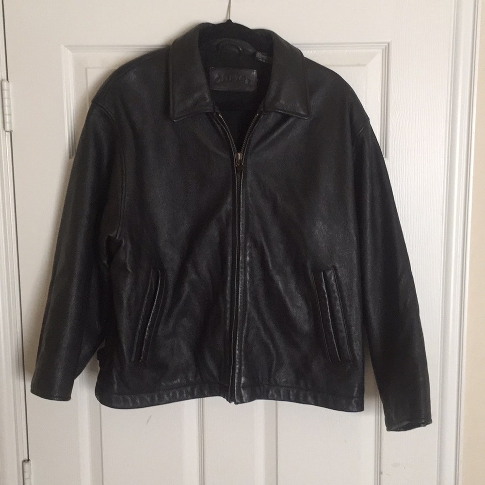 CAMEL **VNTG genuine leather jacket RARE size L